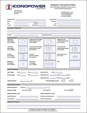 quote form