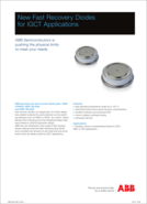 ABB New fast recovery diodes for IGBT product brief