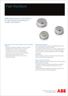 ABB fast thyristors product brief