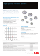 ABB high power rectifier product brief