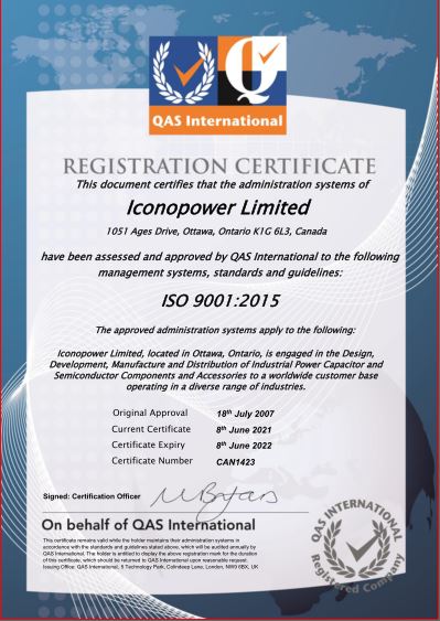 ISO Certificate