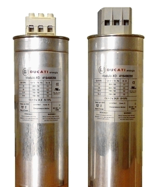 Low voltage power factor correction capacitors