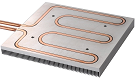 water cooled radiator plate